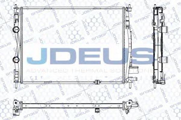 Радиатор (охлаждение двигателя) JDEUS RA0190210