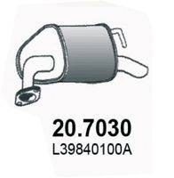 ASSO 207030 Глушитель выхлопных газов