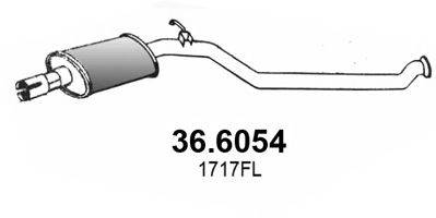 Средний глушитель ASSO 36.6054