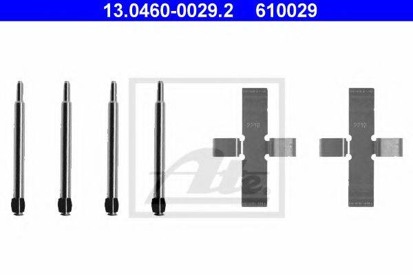 Комплектующие, колодки дискового тормоза ATE 13.0460-0029.2