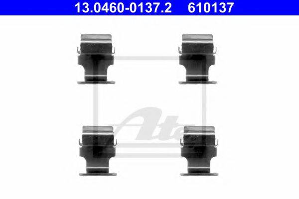 Комплектующие, колодки дискового тормоза ATE 13.0460-0137.2