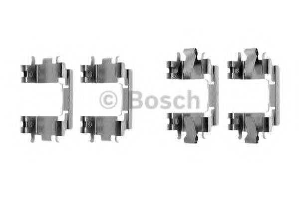 Комплектующие, колодки дискового тормоза BOSCH 1987474318