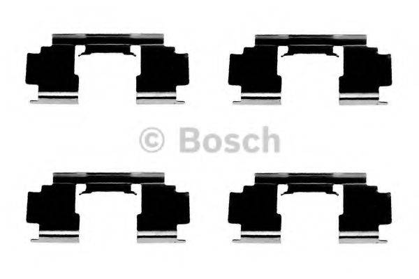 Комплектующие, колодки дискового тормоза BOSCH 1987474324