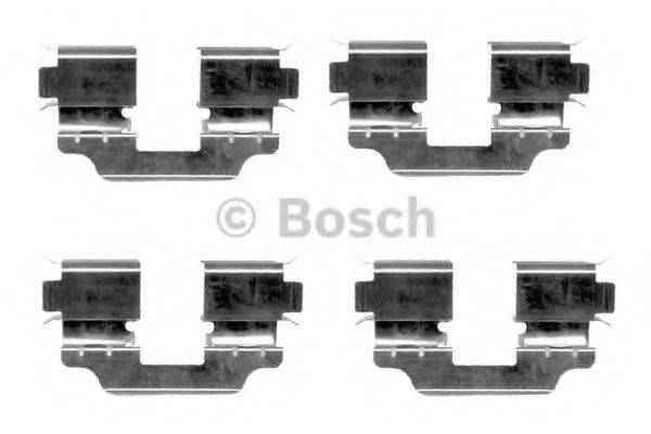 Комплектующие, колодки дискового тормоза BOSCH 1987474341