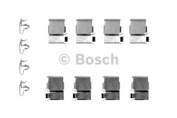 Комплектующие, колодки дискового тормоза BOSCH 1987474351