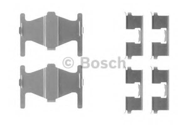 Комплектующие, колодки дискового тормоза BOSCH 1987474367