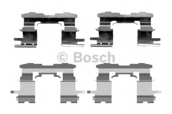 Комплектующие, колодки дискового тормоза BOSCH 1987474407