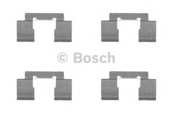 Комплектующие, колодки дискового тормоза BOSCH 1987474457