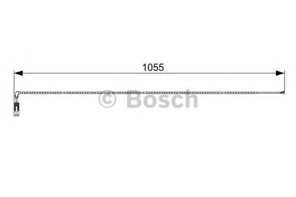 Датчик износа (тормозные колодки) BOSCH 1987473001