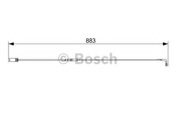 Датчик износа (тормозные колодки) BOSCH 1987473005