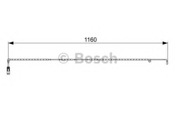 Датчик износа (тормозные колодки) BOSCH 1987473055