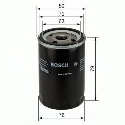 Масляный фильтр двигателя BOSCH 0451102056