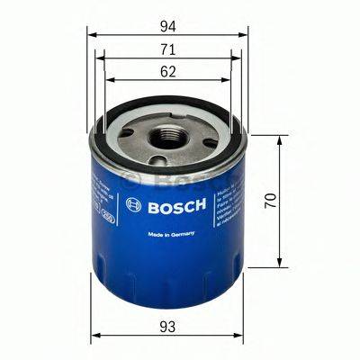 Масляный фильтр двигателя BOSCH 0 451 103 093