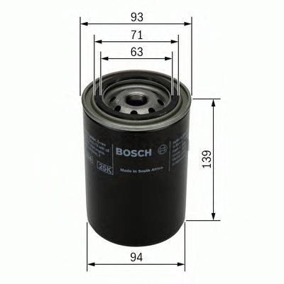 Масляный фильтр двигателя BOSCH 0451103238
