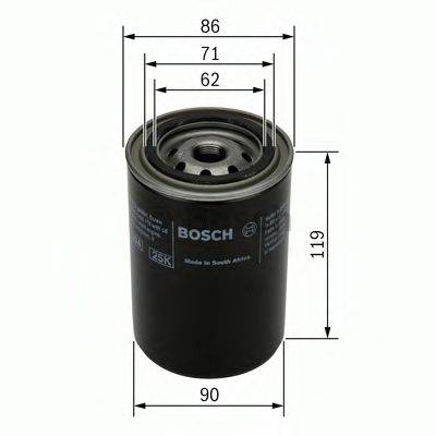 Масляный фильтр двигателя BOSCH 0451103240