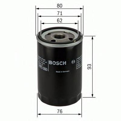Масляный фильтр двигателя BOSCH 0451103337