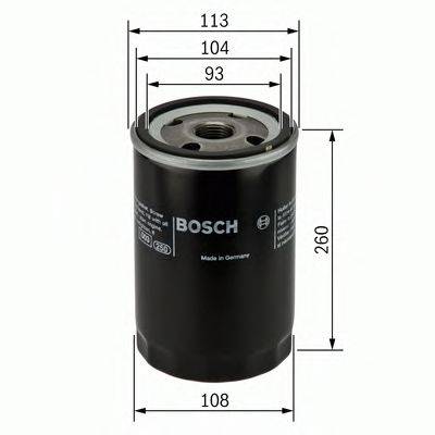 Масляный фильтр двигателя BOSCH 0451103343
