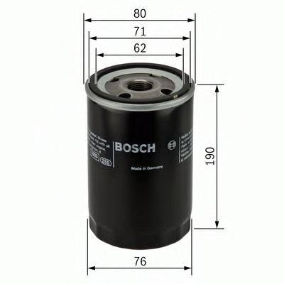 Масляный фильтр двигателя BOSCH 0451103348