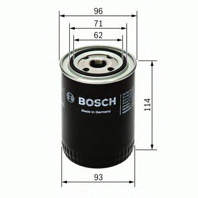 Масляный фильтр двигателя BOSCH 0 451 104 014
