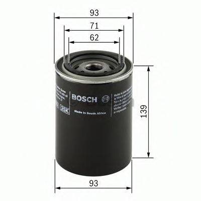 Масляный фильтр двигателя BOSCH 0451203194