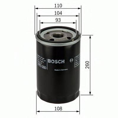 Масляный фильтр двигателя BOSCH 0 451 403 001