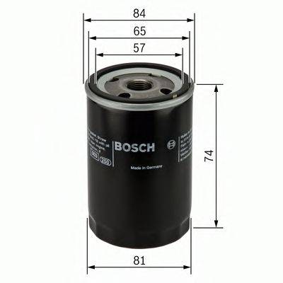 Масляный фильтр двигателя BOSCH 0986452016
