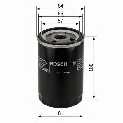 Масляный фильтр двигателя BOSCH 0986452023