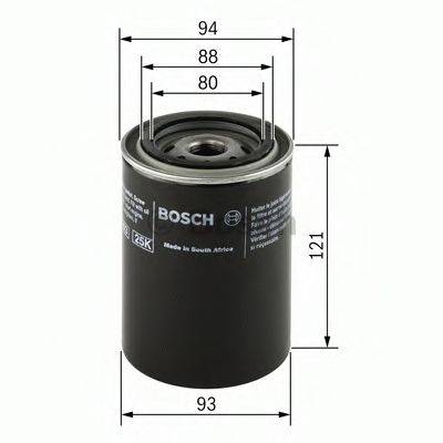 Масляный фильтр двигателя BOSCH 0986452064