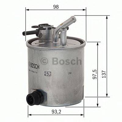 Фильтр топливный BOSCH F026402059