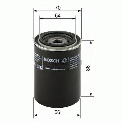 Масляный фильтр двигателя BOSCH F026407025