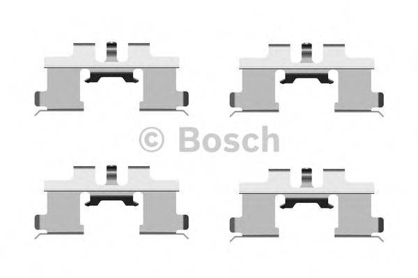 Комплектующие, колодки дискового тормоза BOSCH 1987474431