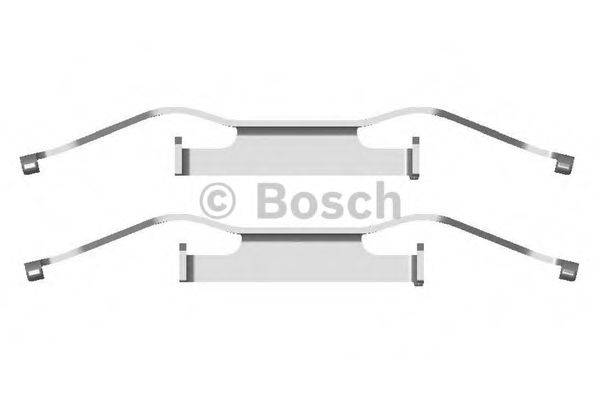 Комплектующие, колодки дискового тормоза BOSCH 1987474433