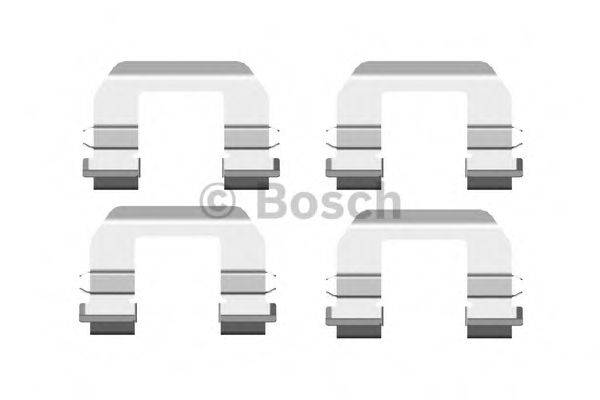 Комплектующие, колодки дискового тормоза BOSCH 1987474439