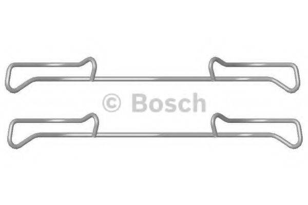 Комплектующие, колодки дискового тормоза BOSCH 1987474432