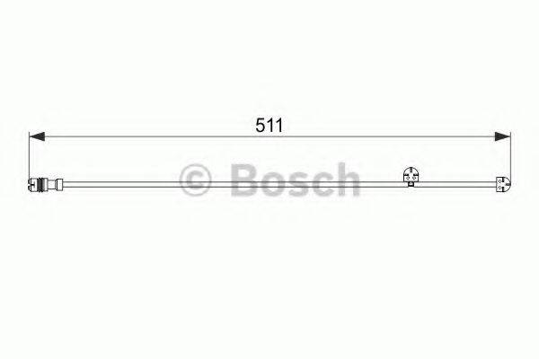 Датчик износа (тормозные колодки) BOSCH 1987474557
