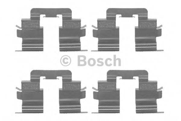 Комплектующие, колодки дискового тормоза BOSCH 1987474370