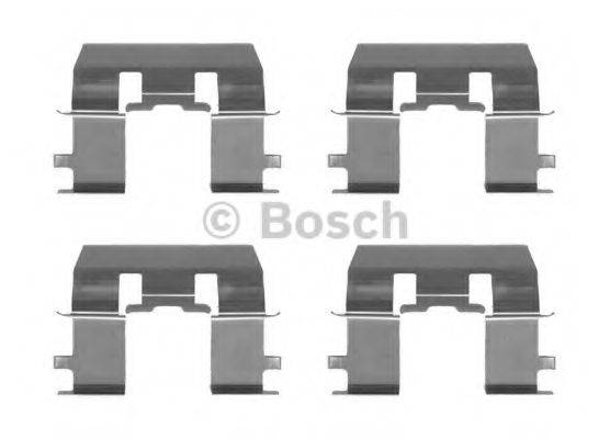 Комплектующие, колодки дискового тормоза BOSCH 1987474637