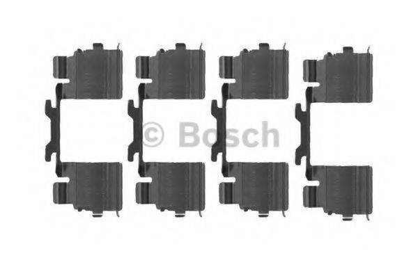 Комплектующие, колодки дискового тормоза BOSCH 1987474709