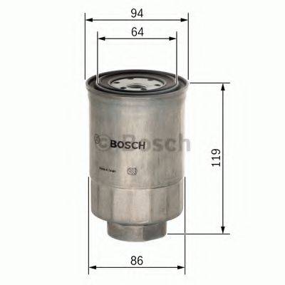 Фильтр топливный BOSCH F026402110