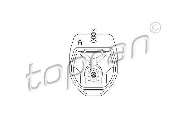 Подушка механической коробки переключения передач TOPRAN 107989