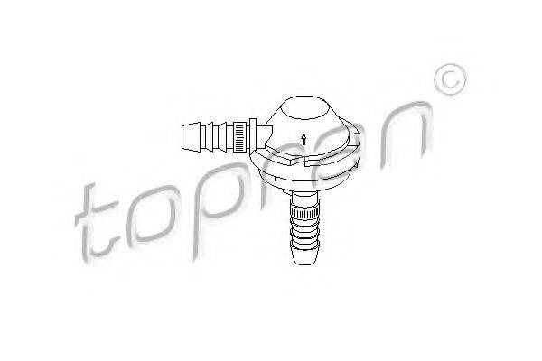 Клапан, управление воздуха-впускаемый воздух TOPRAN 112282