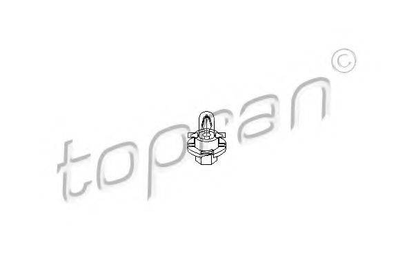 TOPRAN 104366 Лампа накаливания, освещение щитка приборов