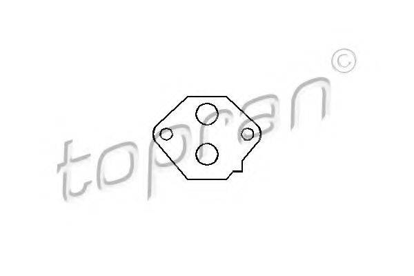 Прокладка, поворотная заслонка - подвод воздуха TOPRAN 205637