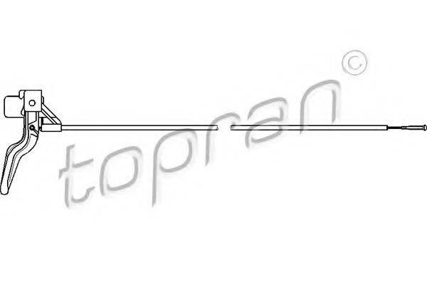TOPRAN 206218 Тросик замка капота