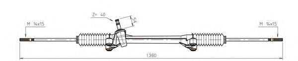 GENERAL RICAMBI WW4033 Рулевой механизм