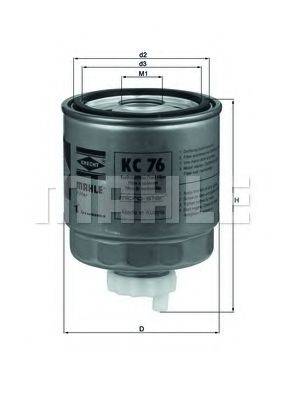 Фильтр топливный KNECHT KC76