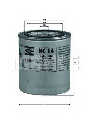 Фильтр топливный KNECHT KC 14
