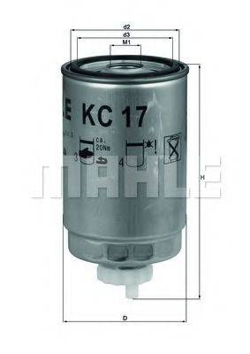 Фильтр топливный KNECHT KC17D