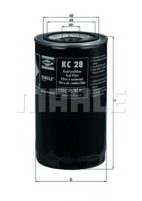 Фильтр топливный KNECHT KC 28
