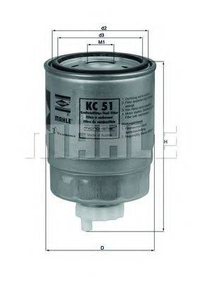 Фильтр топливный KNECHT KC51